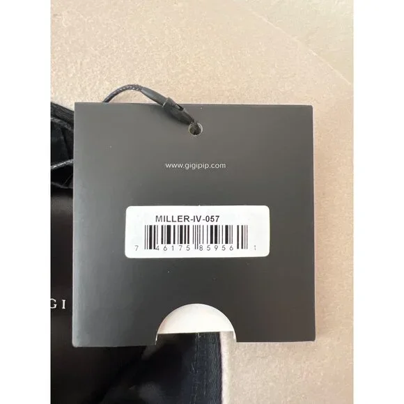 Gigi Pip Fedora Hat Womens Size 57 M Beige - Brown Band 100% Australian Wool NWT - Picture 6 of 16